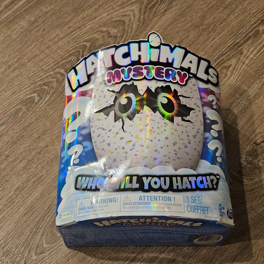 Hatchimals Mystery 2018 Spin Master Interactive Egg Unhatched New Open Box